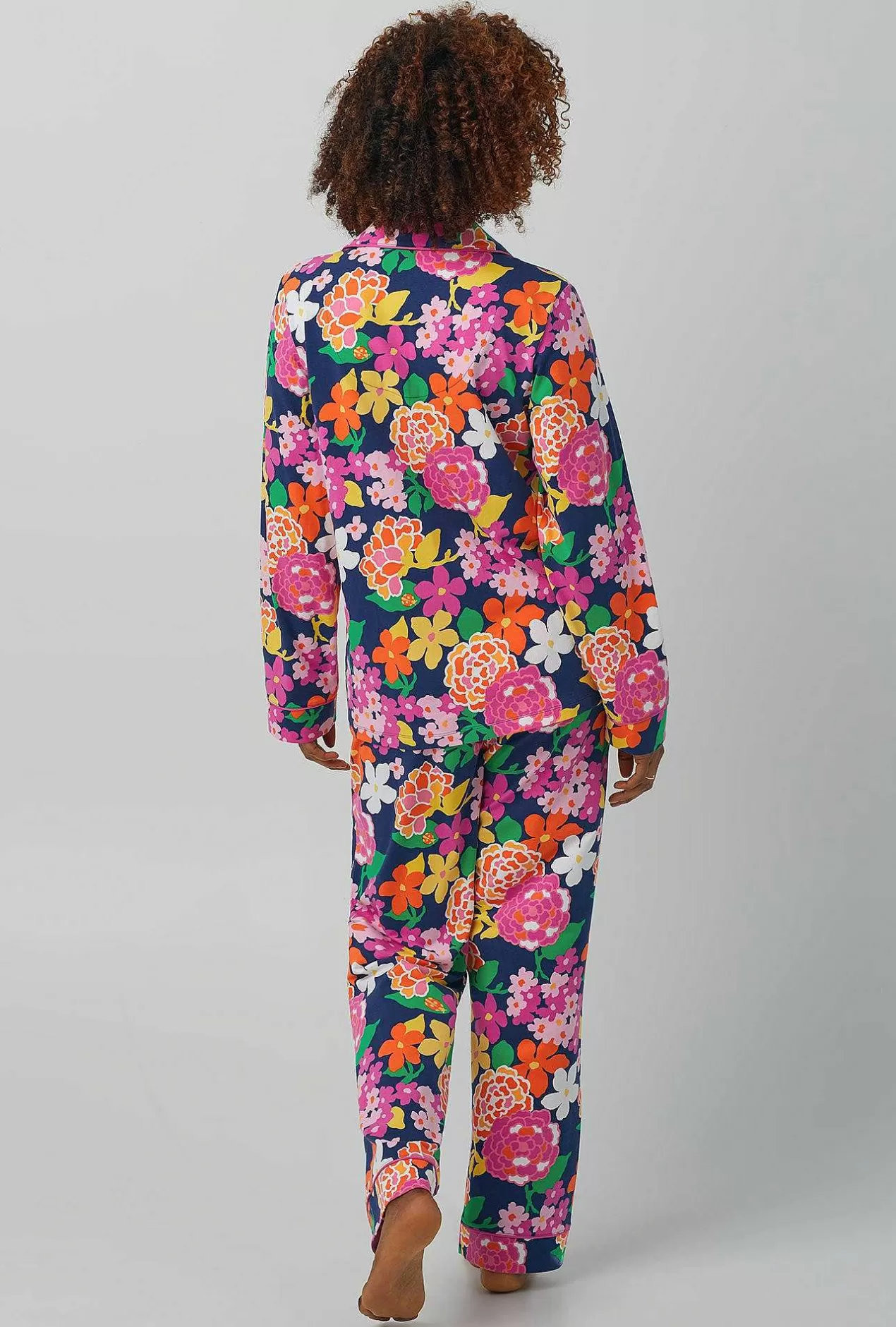 Long Sleep Sets*Bedhead Pajamas Bedhead X Trina Turk Greenhouse Floral Long Sleeve Classic Stretch Jersey Pj Set