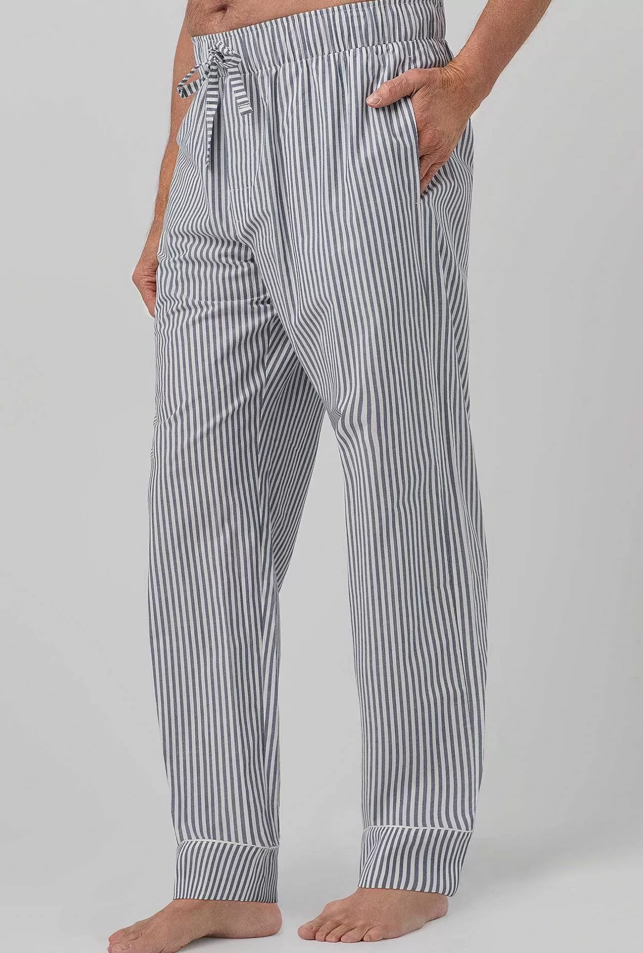 Stripe Shop*Bedhead Pajamas Blue South Shore Men'S Woven Cotton Poplin Pj Pant