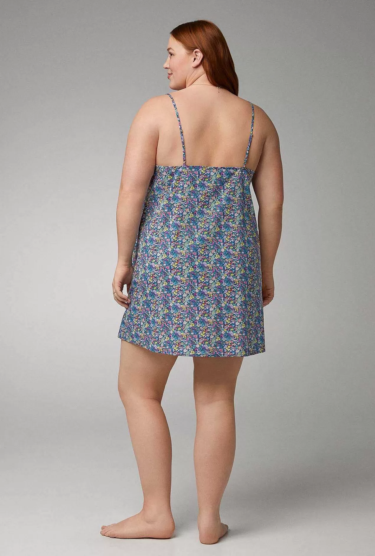 Made With Liberty Fabrics*Bedhead Pajamas Classic Garden Woven Tana Lawn® Chemise Made With Liberty Fabrics