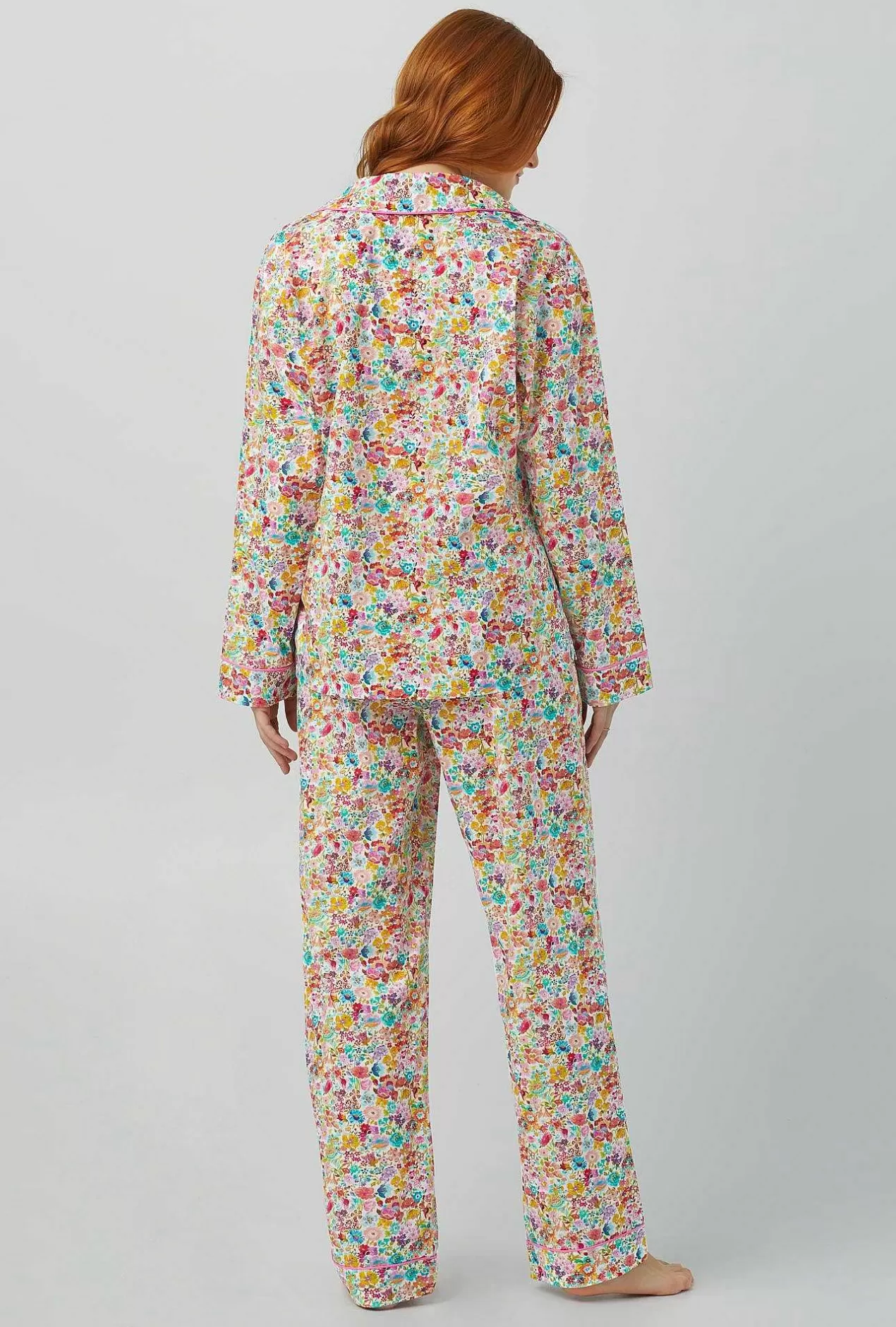 Long Sleep Sets*Bedhead Pajamas Classic Meadow Long Sleeve Classic Woven Cotton Tana Lawn® Pj Set Made With Liberty Fabrics