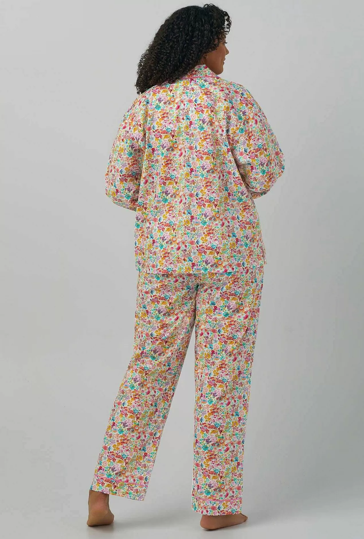 Long Sleep Sets*Bedhead Pajamas Classic Meadow Long Sleeve Classic Woven Cotton Tana Lawn® Pj Set Made With Liberty Fabrics