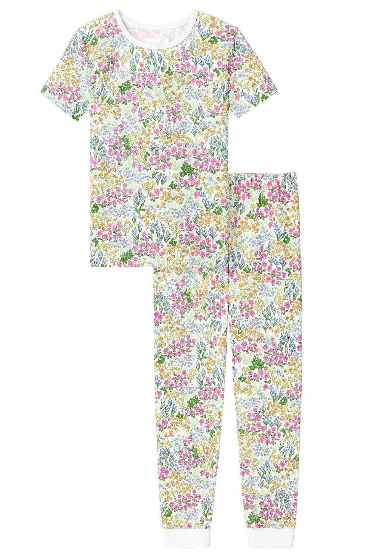 Floral Shop*Bedhead Pajamas Cottage Garden Short Sleeve Stretch Jersey Kids Pj Set