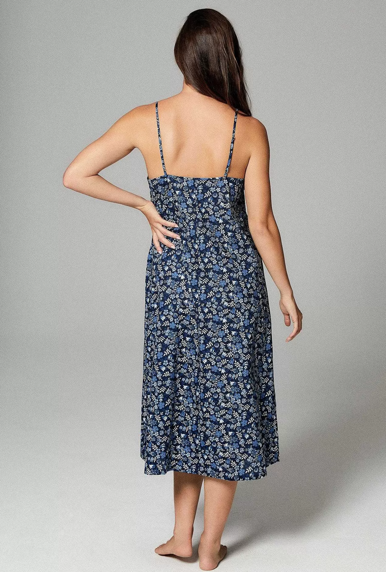Made With Liberty Fabrics*Bedhead Pajamas Edenham Classic Woven Tana Lawn® Chemise Made With Liberty Fabric