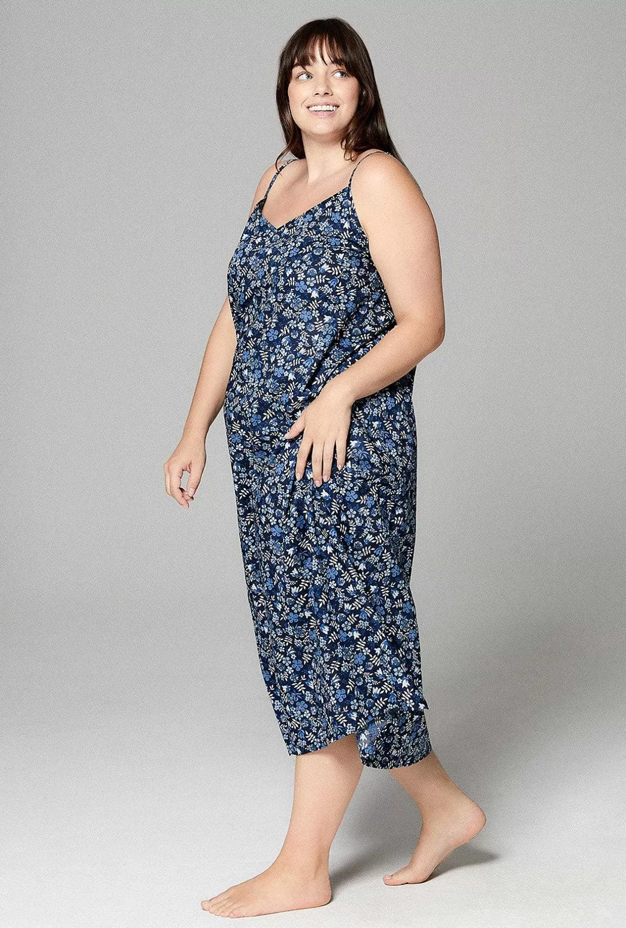 Made With Liberty Fabrics*Bedhead Pajamas Edenham Classic Woven Tana Lawn® Chemise Made With Liberty Fabric