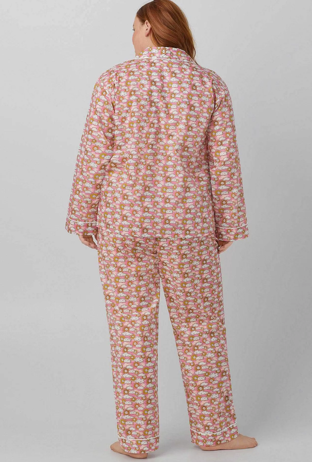 Long Sleep Sets*Bedhead Pajamas Follow The Sun Long Sleeve Classic Woven Cotton Tana Lawn® Pj Set Made With Liberty Fabrics