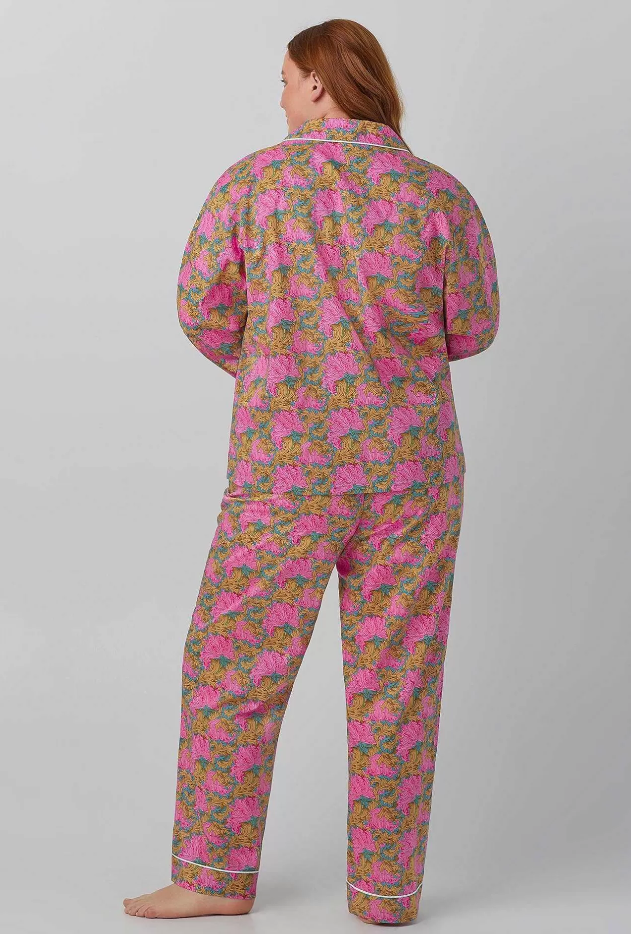 Long Sleep Sets*Bedhead Pajamas Laura'S Reverie Long Sleeve Classic Woven Cotton Tana Lawn® Pj Set Made With Liberty Fabrics