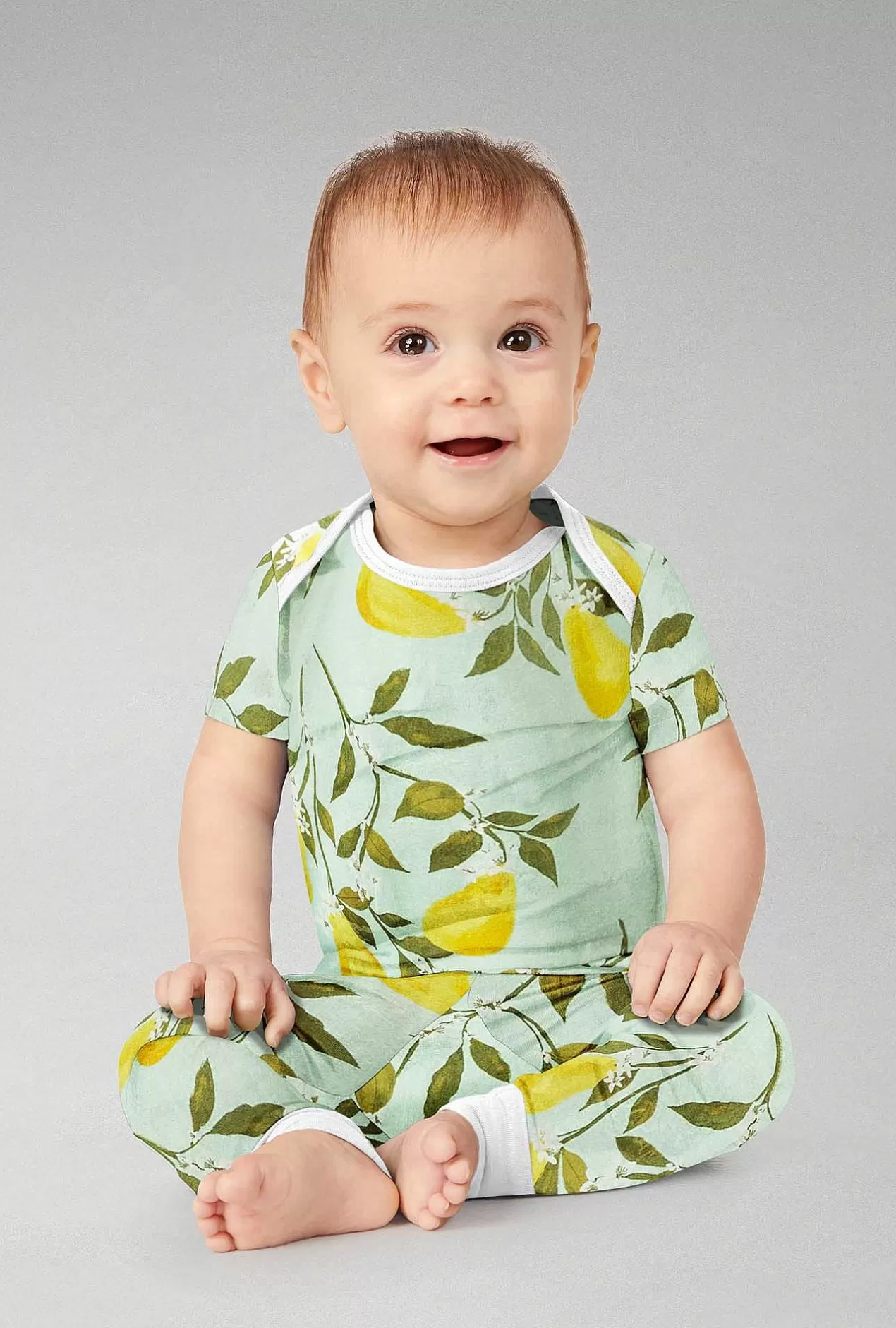 Mother'S Day*Bedhead Pajamas Pear Tree Short Sleeve Stretch Jersey Boo Boo Pj Set