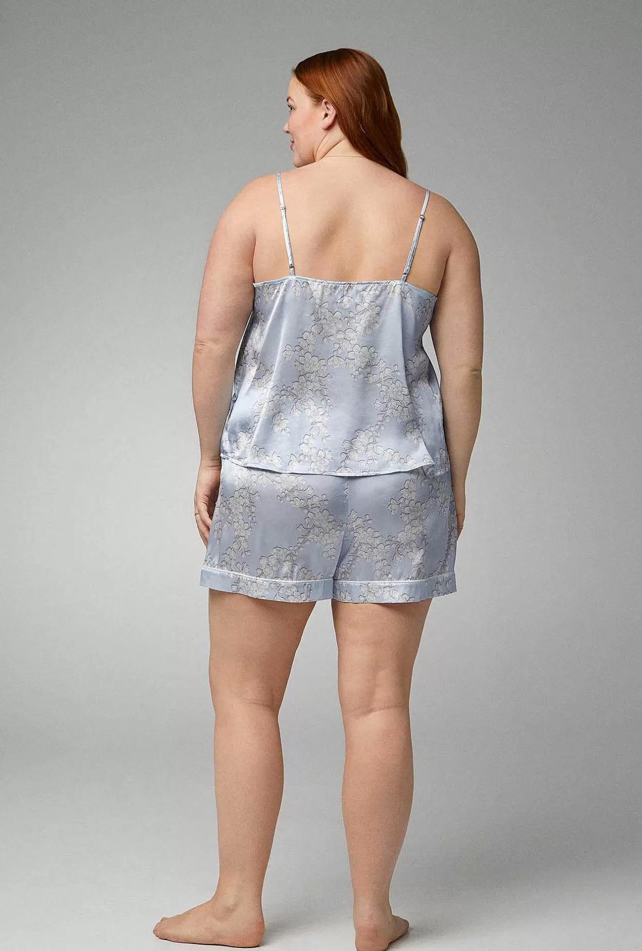 Bridal Shop*Bedhead Pajamas Renee'S Blossom Cami Woven Silk Satin Shorty Pj Set