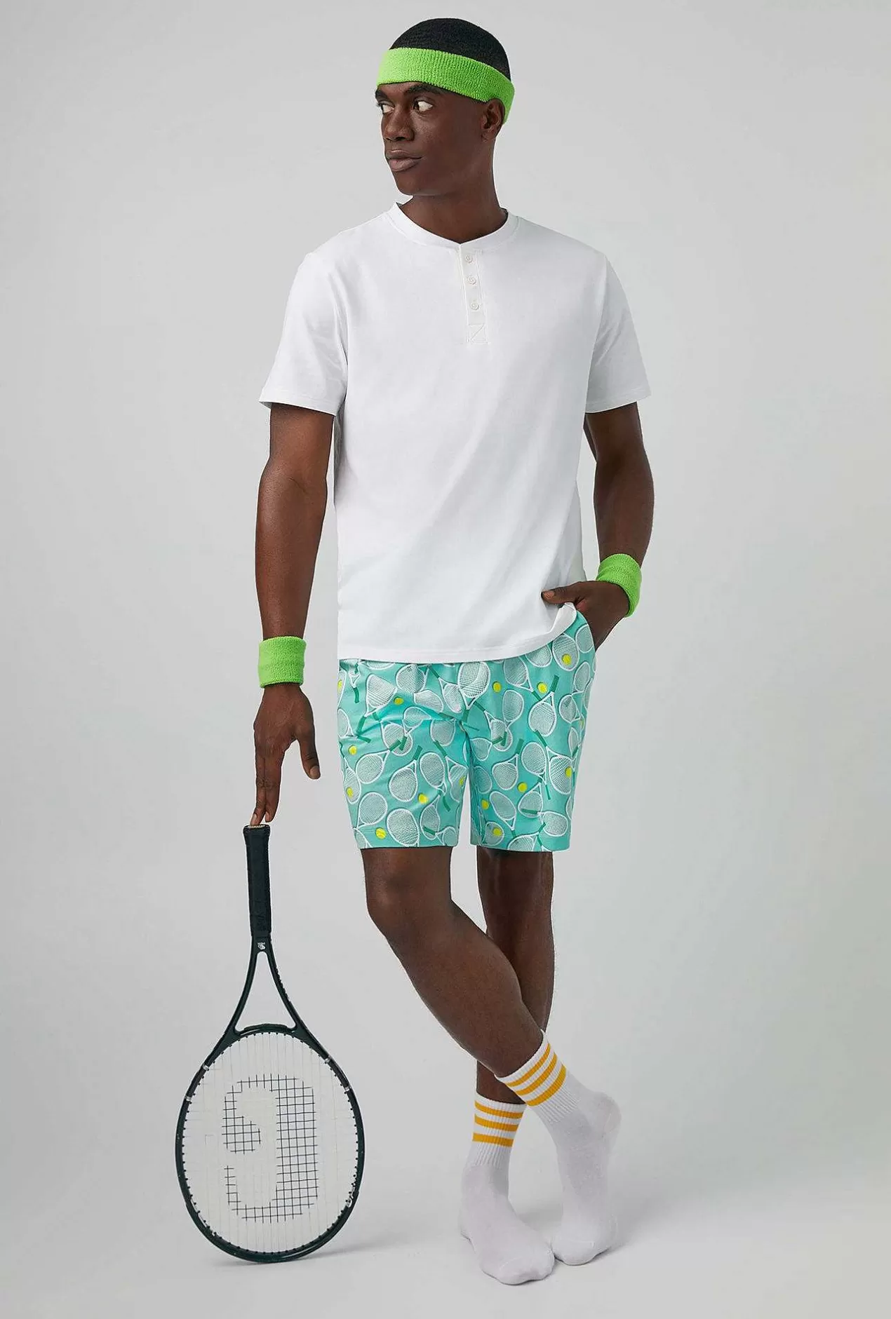 Henley Short Sleep Sets*Bedhead Pajamas Tennis Club Men'S Short Sleeve Henley Stretch Jersey Pj Set