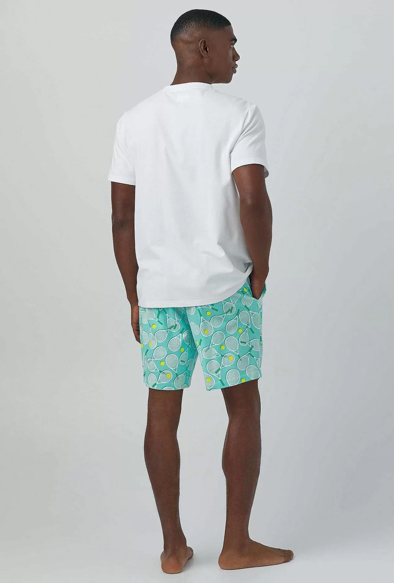 Henley Short Sleep Sets*Bedhead Pajamas Tennis Club Men'S Short Sleeve Henley Stretch Jersey Pj Set